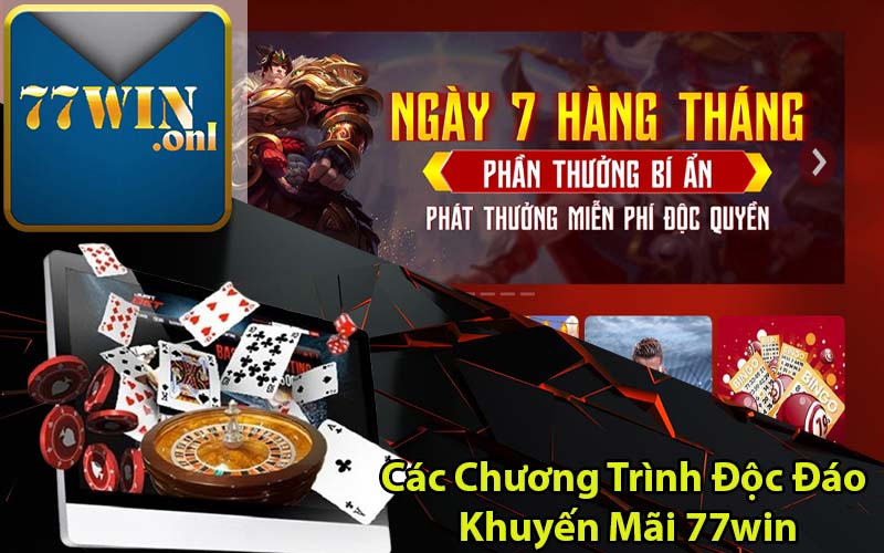 Các Chương Trình Độc Đáo Khuyến Mãi 77win